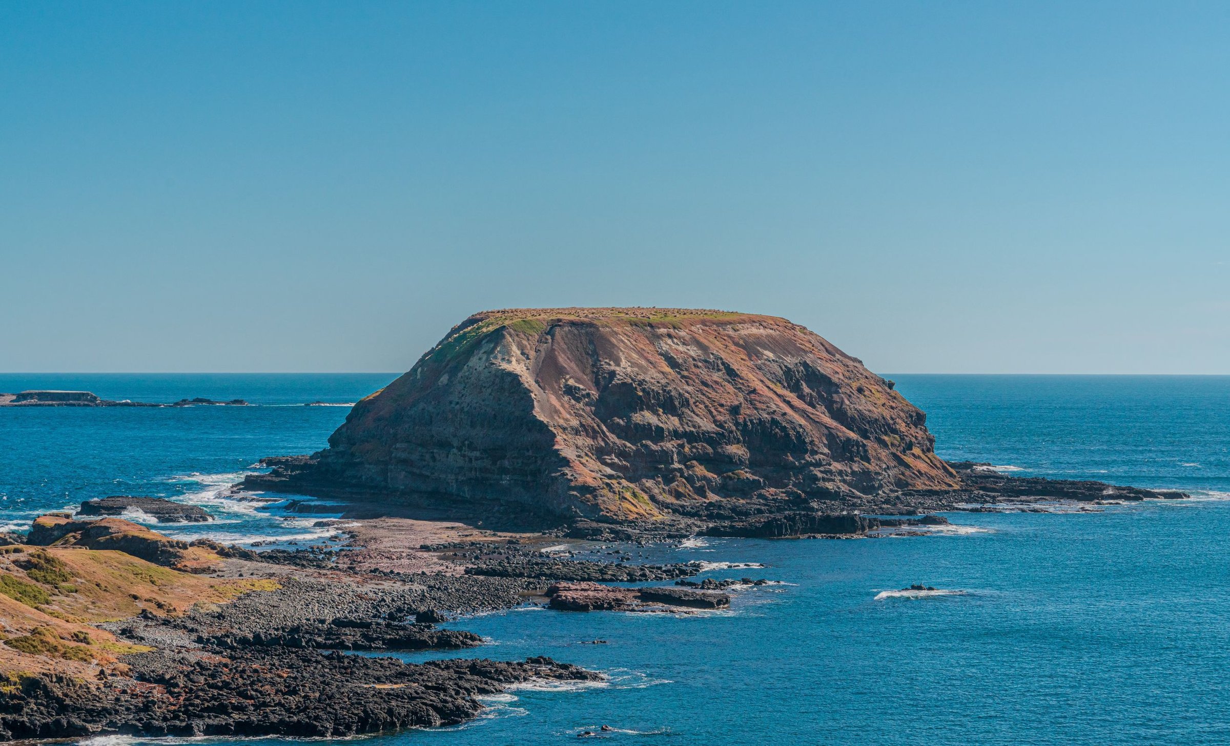 Pantai berbatu Philip Island