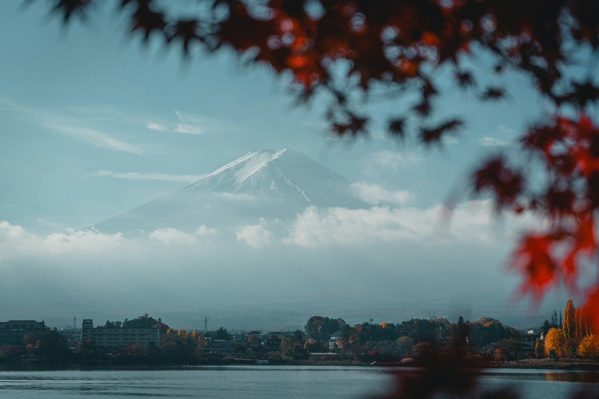 Panorama: musim gugur di Jepang