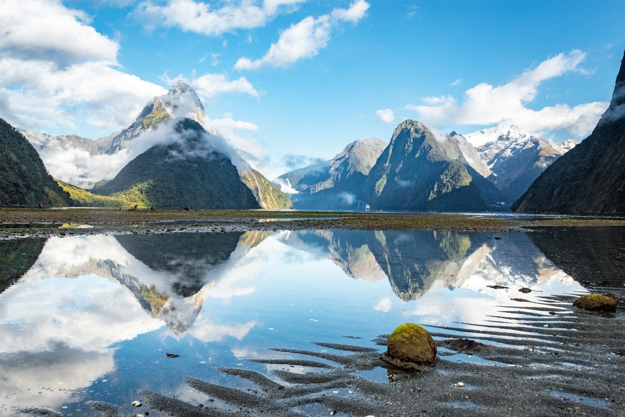 Panorama alam di New Zealand