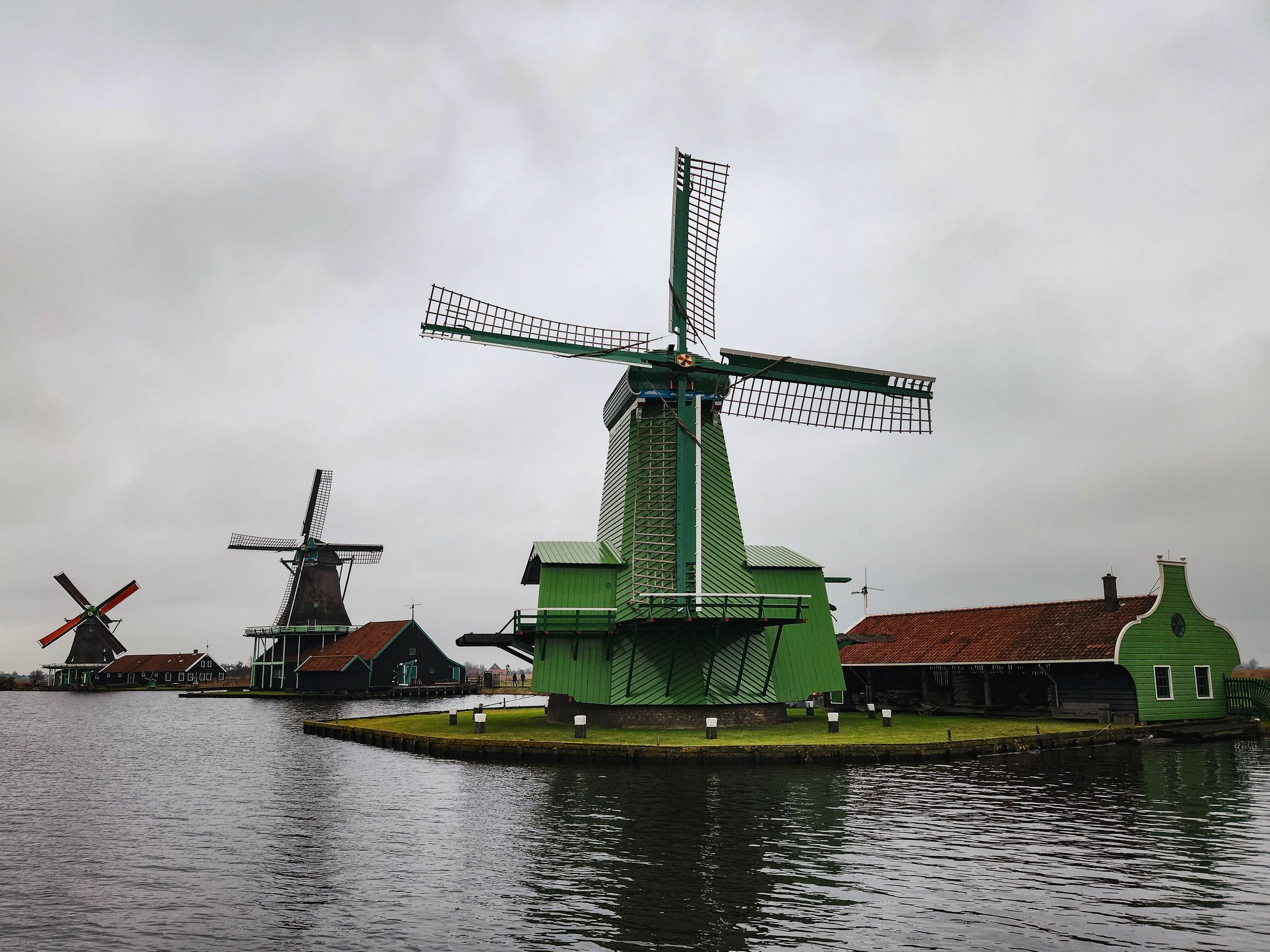 Kincir angin Zaanse Schans di Belanda