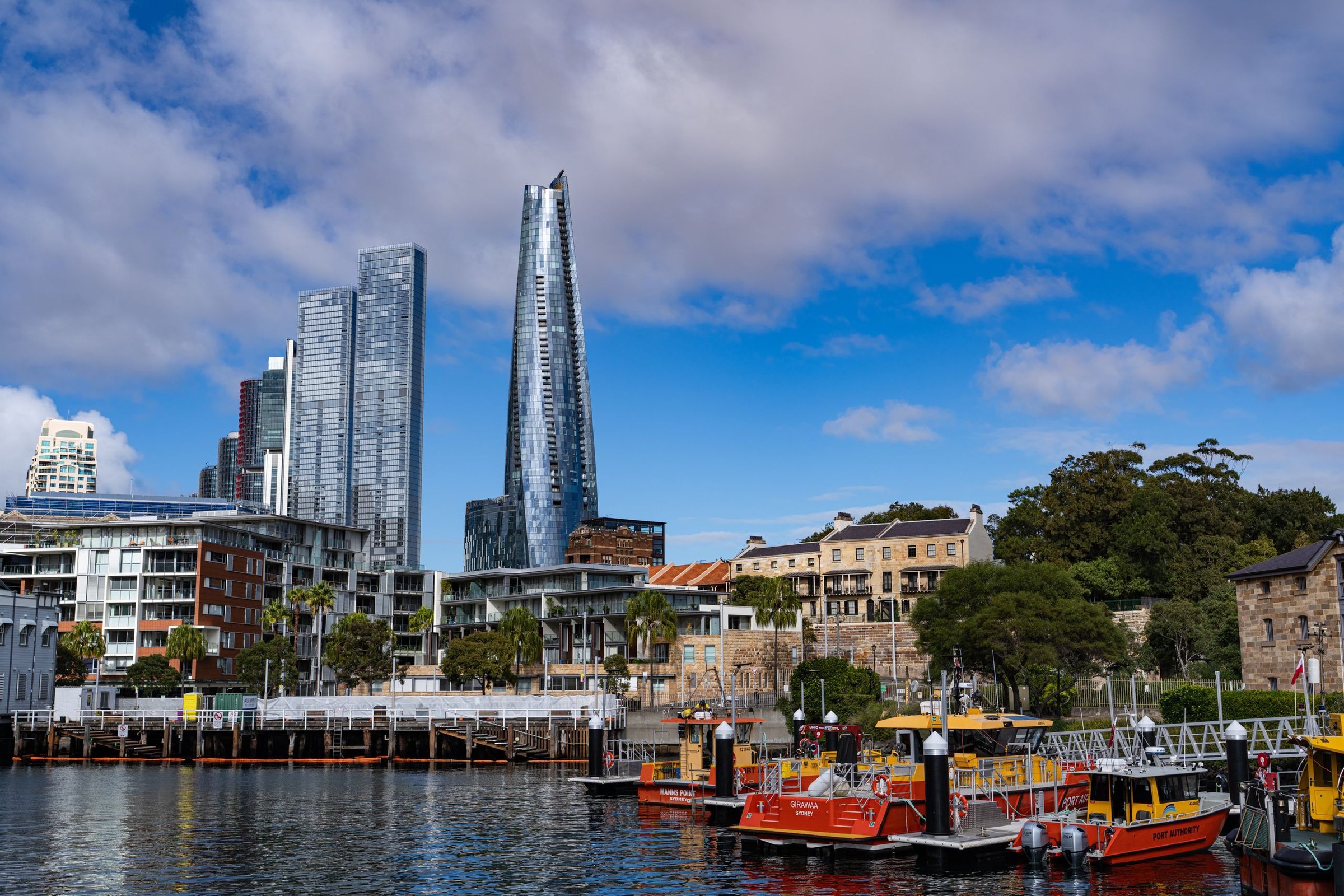 Kawasan tepi laut Barangaroo Sydney