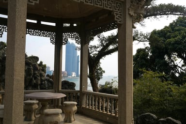Pemandangan perjalanan di China
