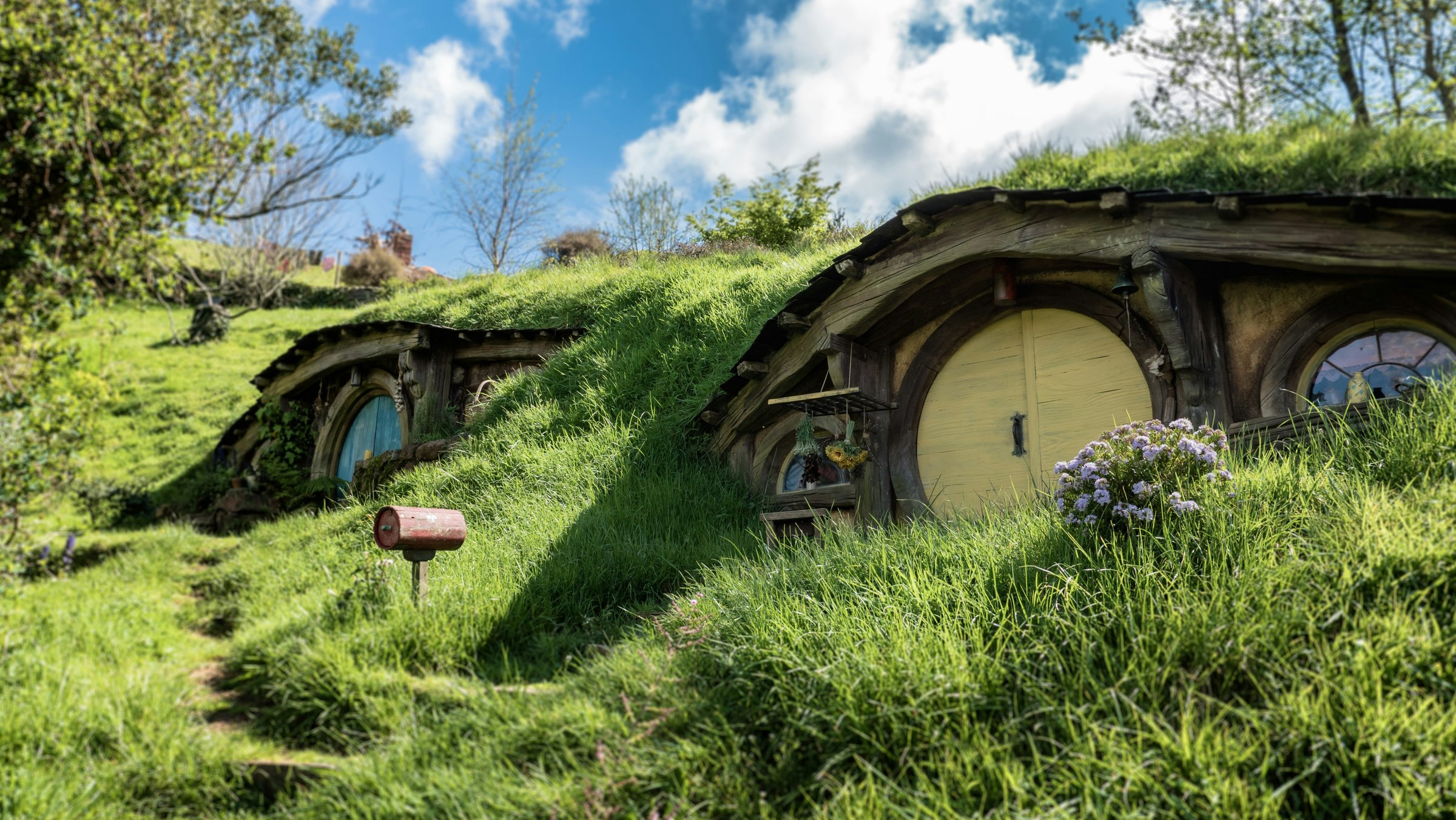 Hobbiton movie set Matamata New Zealand