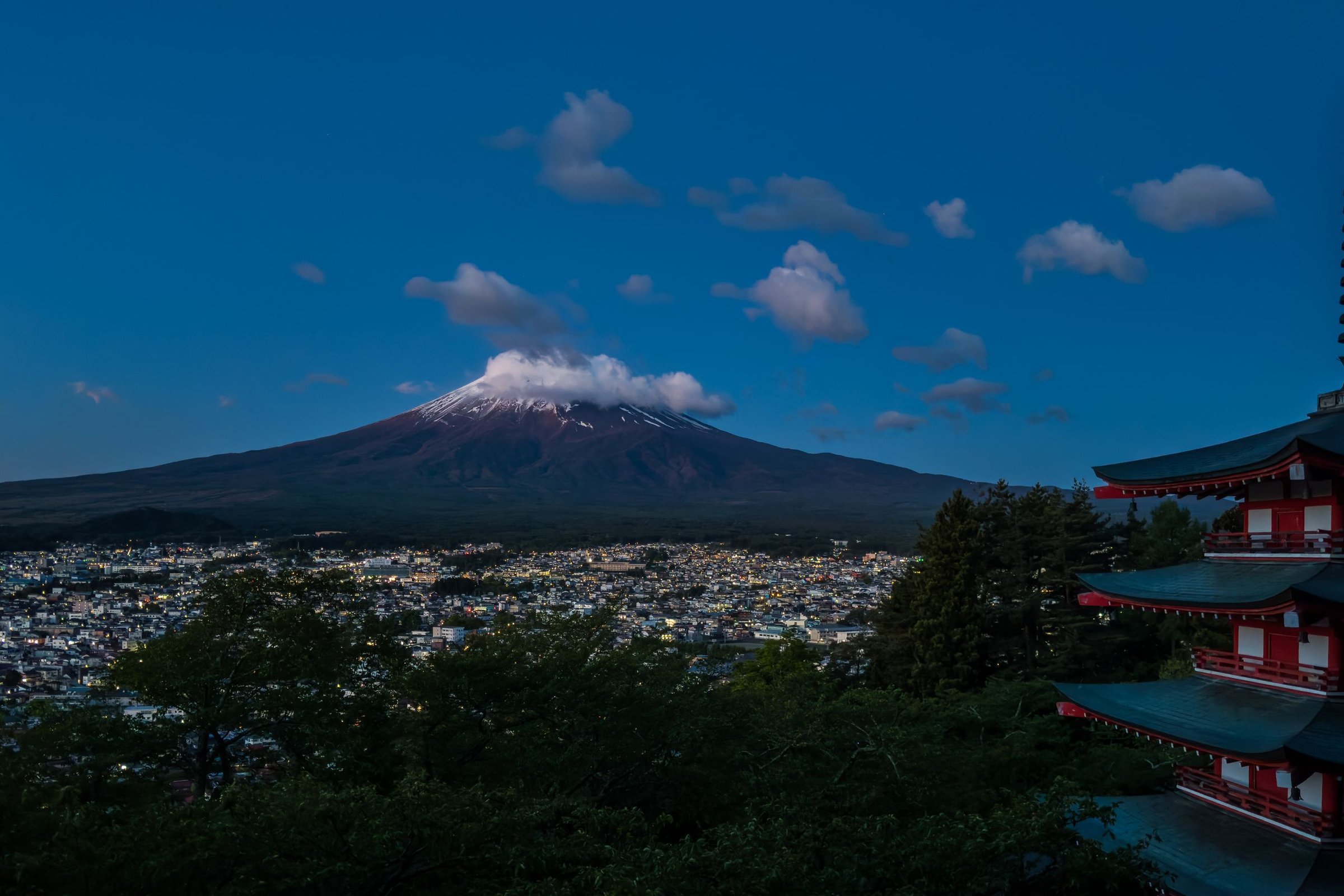 Pemandangan Gunung Fuji, Jepang
