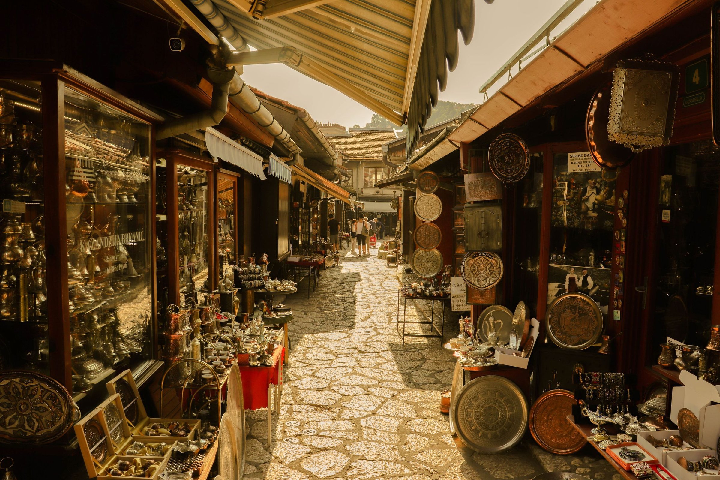 Pasar tua Bascarsija di Sarajevo