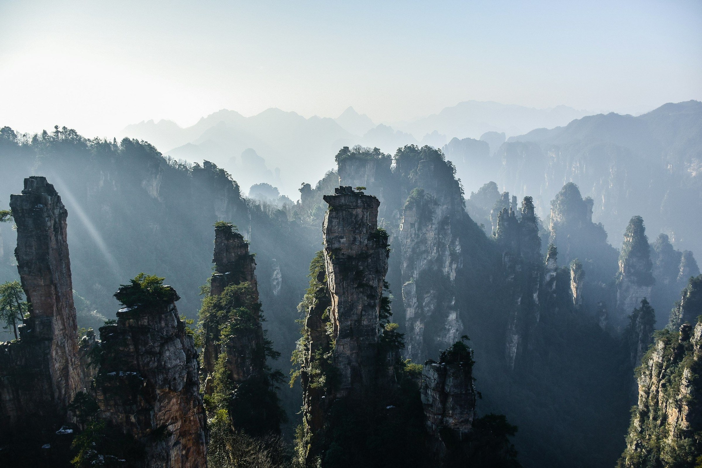 Panorama alam di China