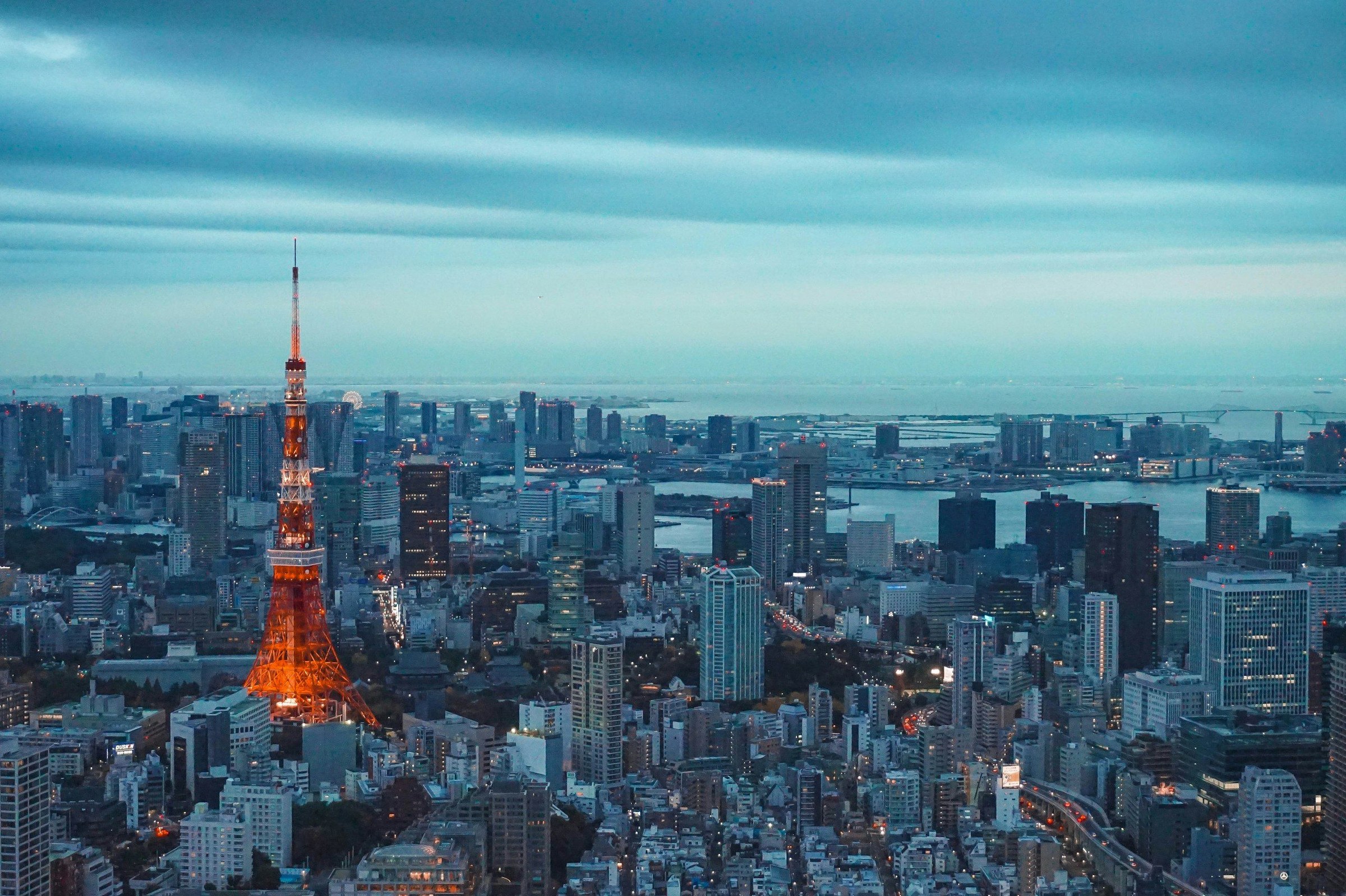 Panorama: Pemandangan Tokyo, Jepang