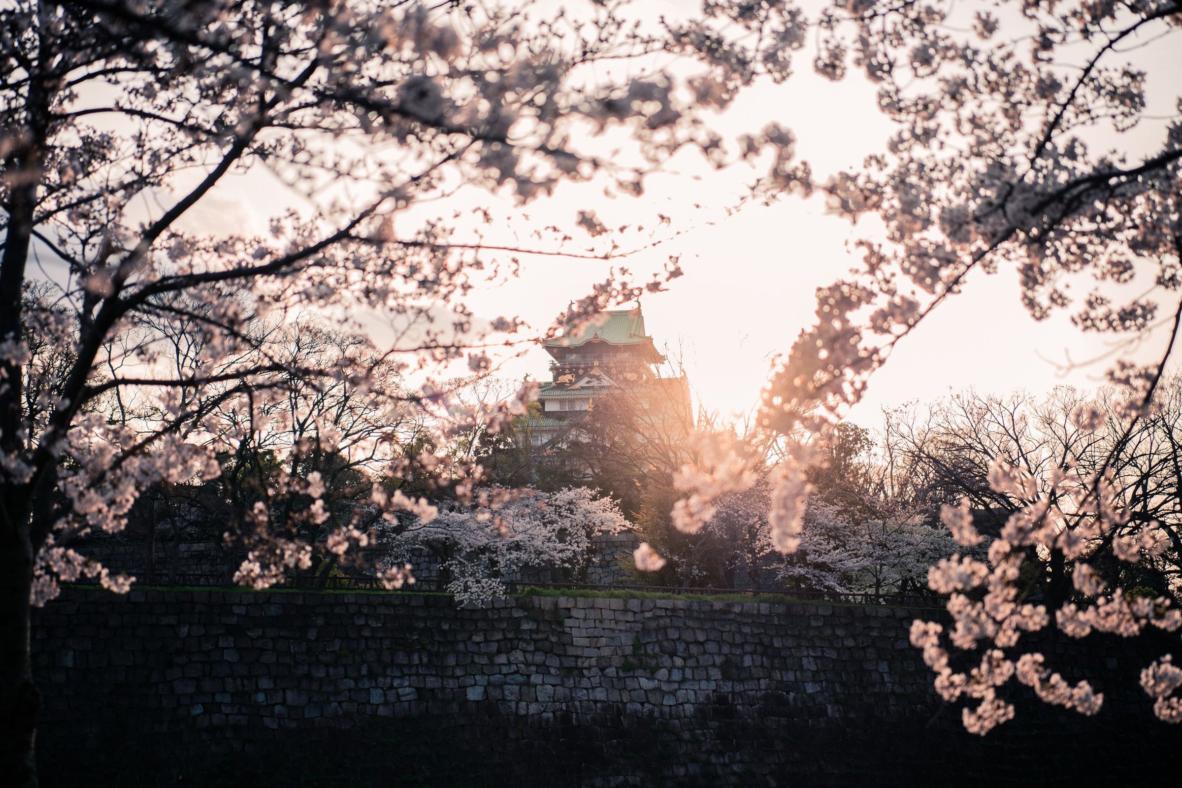 Pemandangan Osaka, Jepang