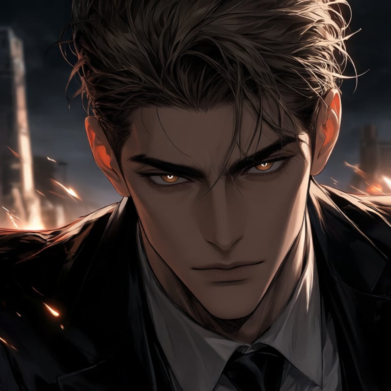 Dulce, a forgettable brown-haired man with amber eyes who dresses to vanish.