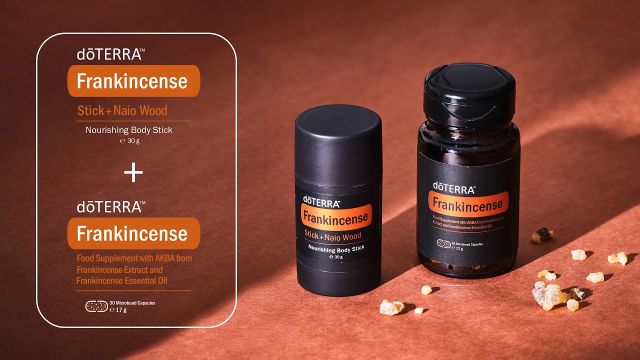dōTERRA Frankincense Stick + Naio Wood & Frankincense Microbead Capsules