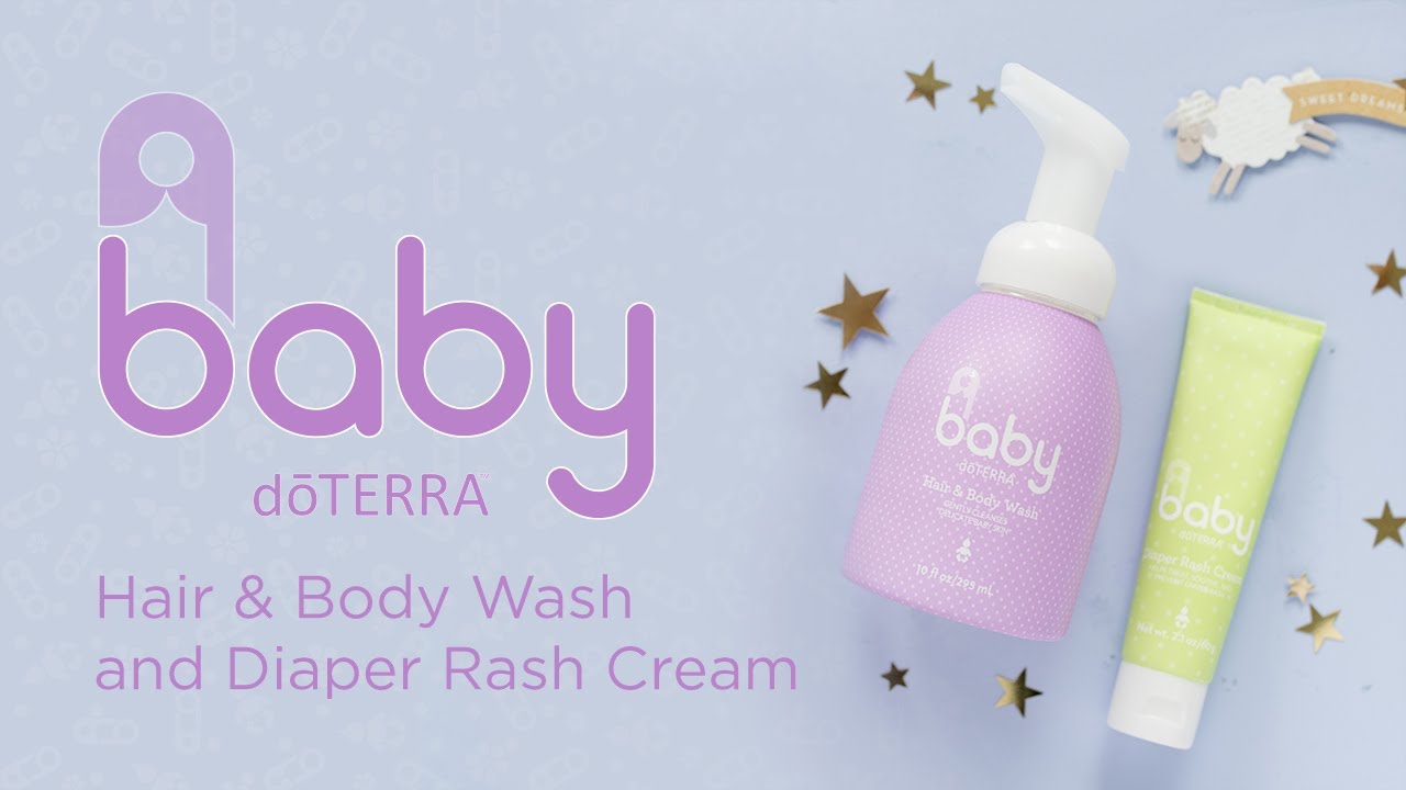 doTERRA Baby Hair & Body Wash and Diaper Rash Cream (Translated Subtitles)