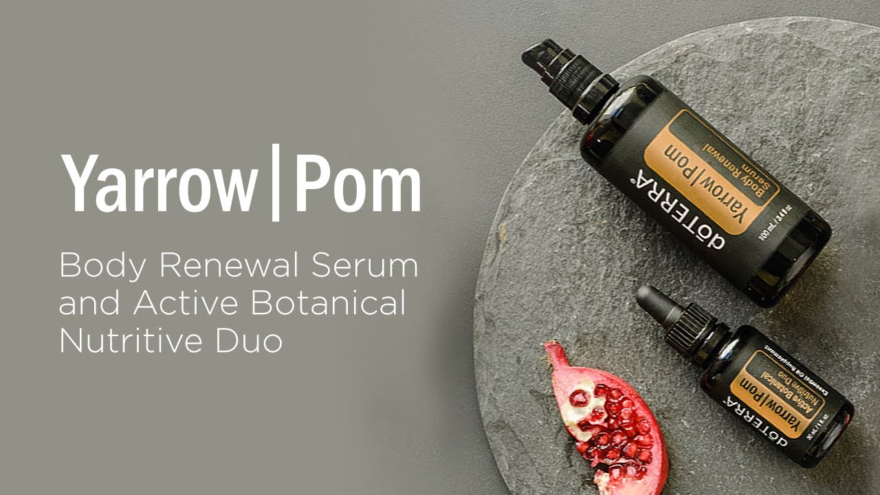 doTERRA Yarrow Pom Body Renewal Serum & Active Botanical Nutritive Duo (Translated Subtitles)