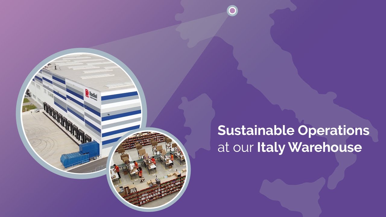 Sustainable Operations At Our Italy Warehouse (Translated Subtitles)