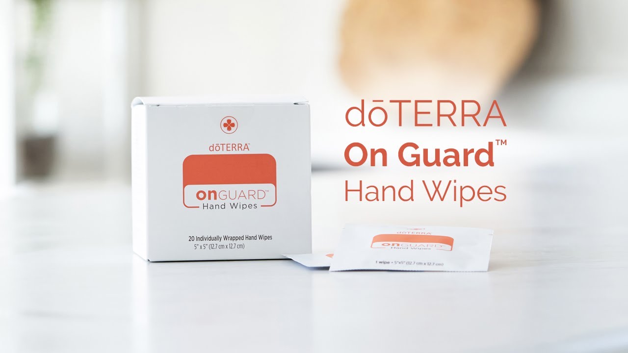 Șervețelele de mâini dōTERRA On Guard
