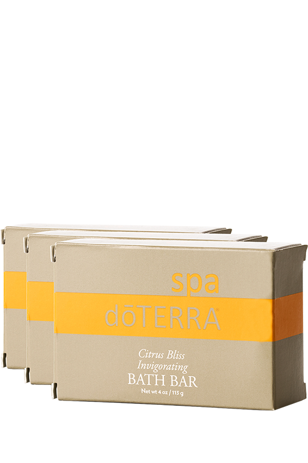 doTERRA® spa Citrus Bliss Invigorating Bath Bar (3-Pack)