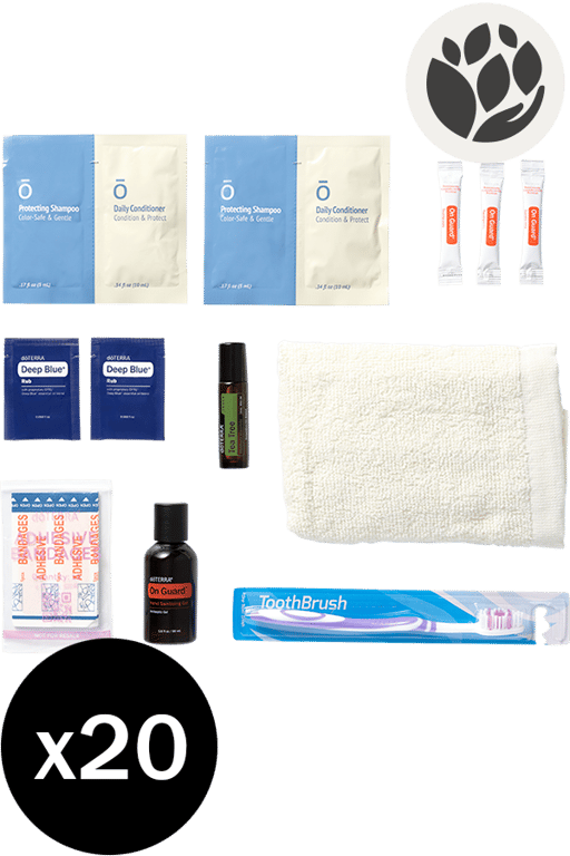 72-Hour Emergency Relief Hygiene Kit 20pk