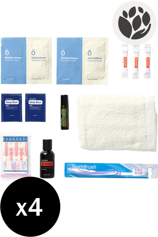 72-Hour Emergency Relief Hygiene Kit 4pk