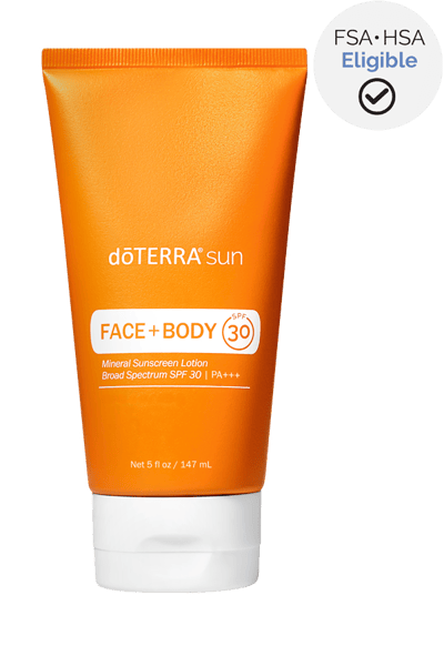 doTERRA sun Face + Body Mineral Sunscreen Lotion