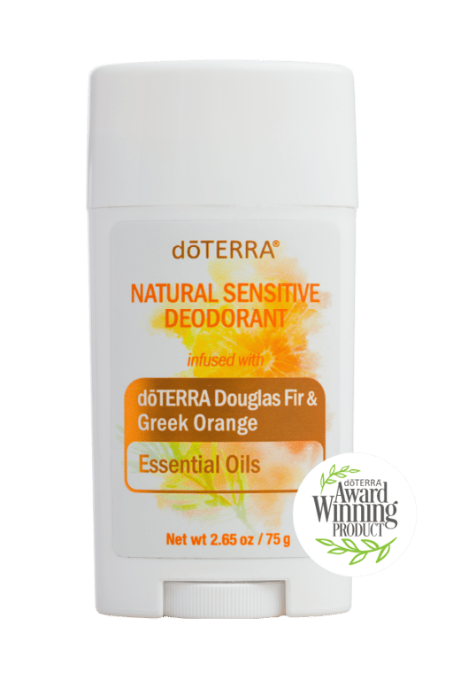 Natural Sensitive Deodorant infused with doTERRA Douglas Fir & Greek Orange