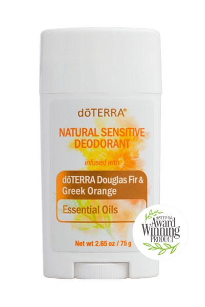 Natural Sensitive Deodorant infused with doTERRA Douglas Fir & Greek Orange