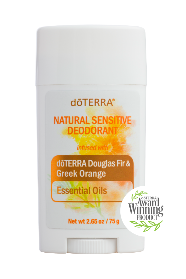 Natural Sensitive Deodorant infused with doTERRA Douglas Fir & Greek Orange