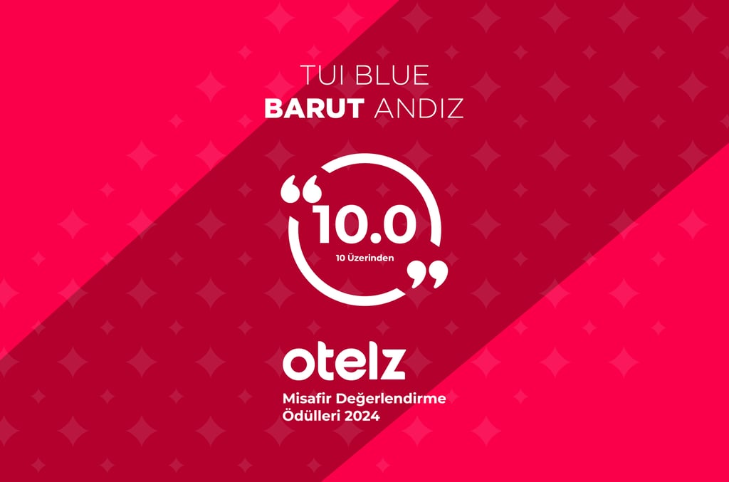 TUI BLUE Barut Andız Received Otelz Guest Review Awards 2024