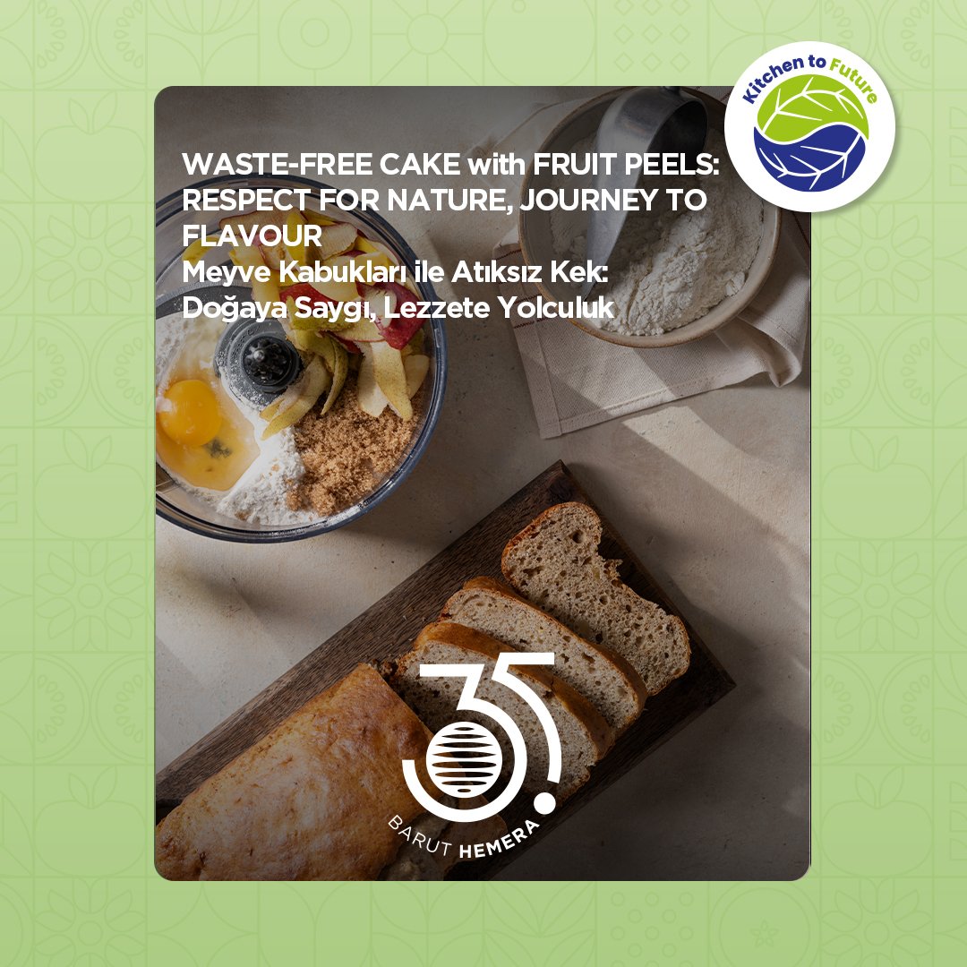 WASTE-FREE CAKE with FRUIT PEELS: RESPECT FOR NATURE, JOURNEY TO FLAVOUR