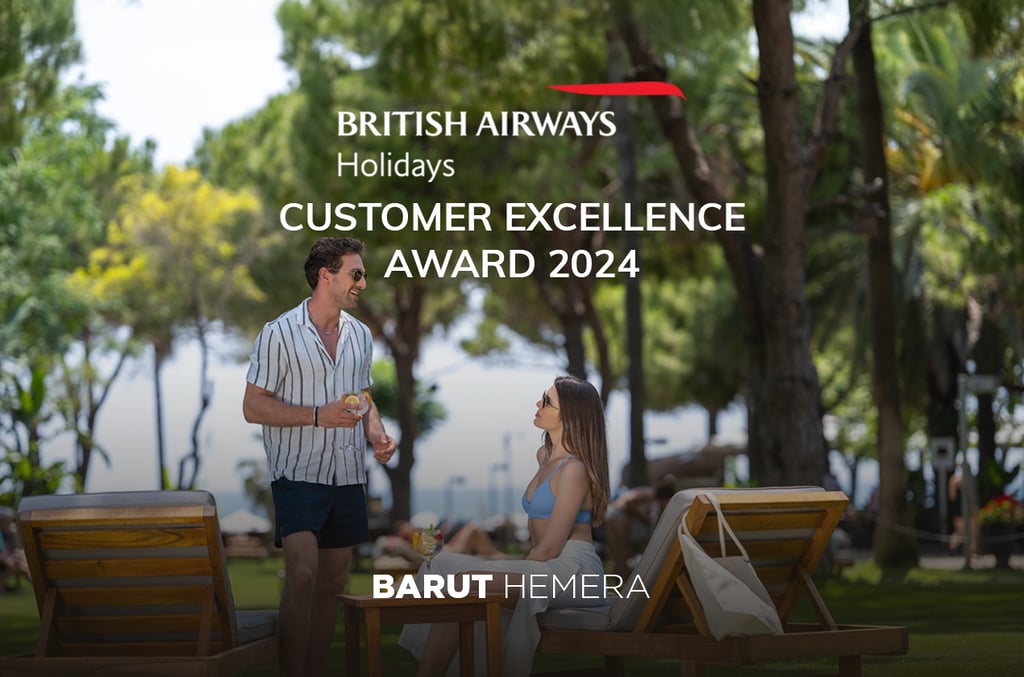 Barut Hemera British Airways 2024 Customer Exellence Ödülünü Aldı