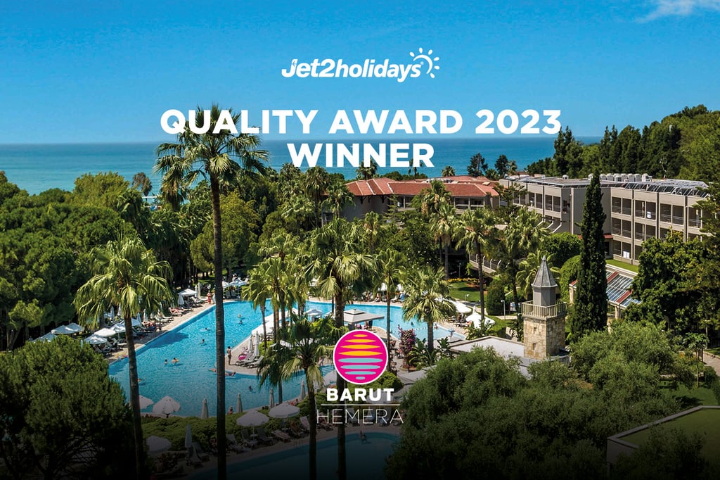 Barut Hemera Получила Награду Jet2holidays Quality Awards 2023