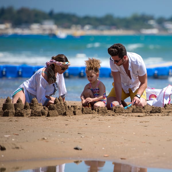 Verbringen Sie Zeit am Strand