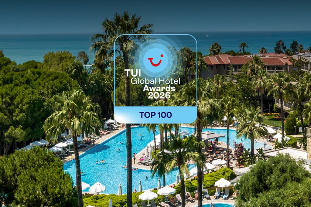 Barut Hemera Achieves Global Success by Entering the TUI Global Hotel Awards Top 100 Hotel List