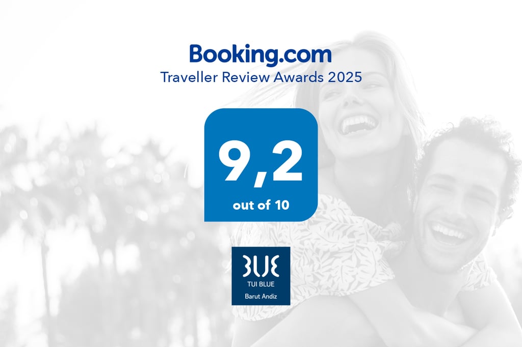 TUI BLUE Barut Andız Booking.com Traveller Review Awards 2025 Ödülünü Aldı