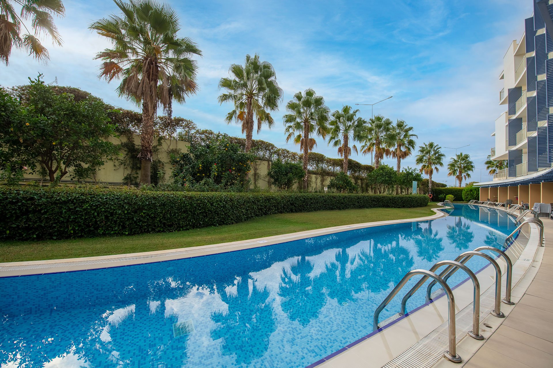Vom Zimmer zum Pool!