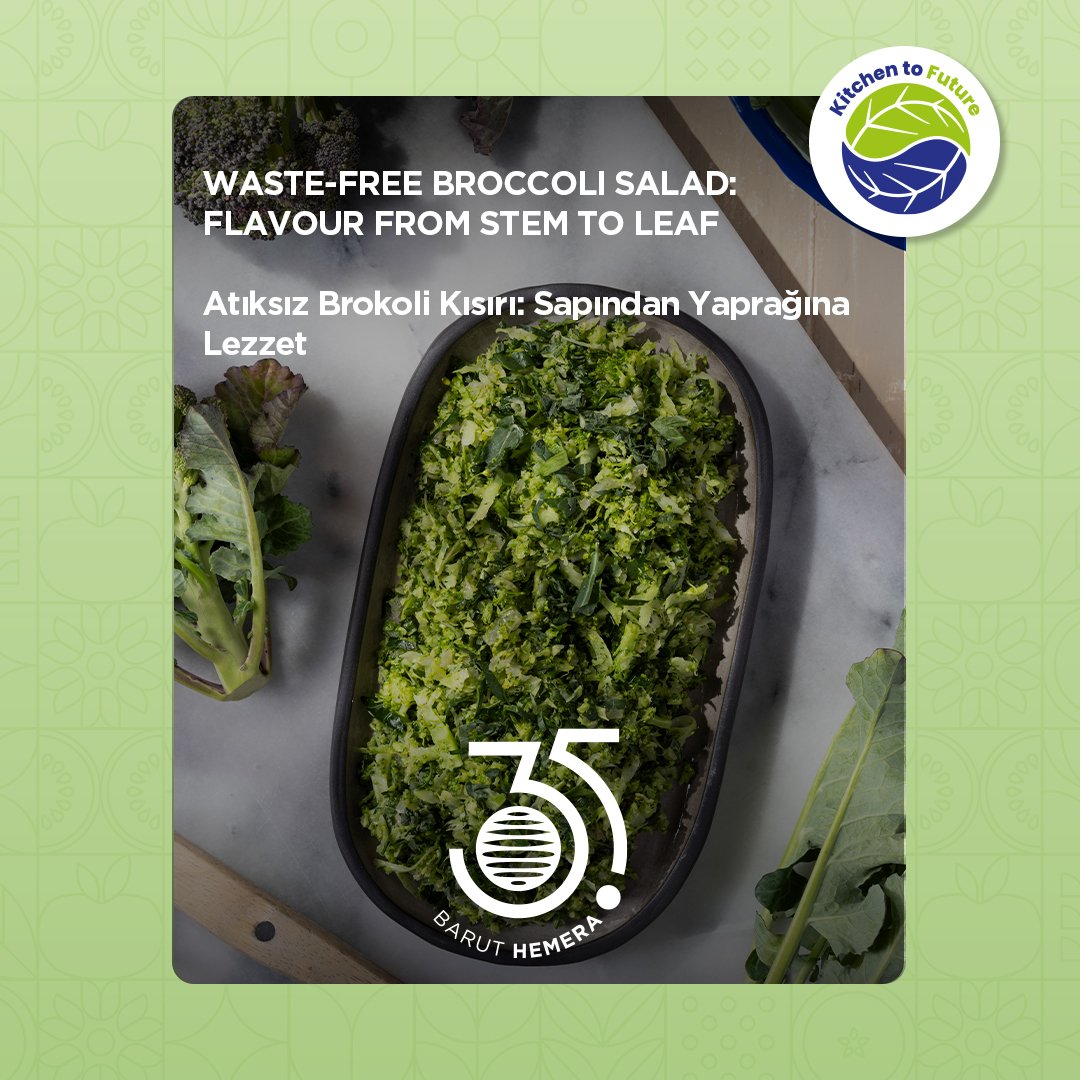 WASTE-FREE BROCCOLI SALAD: FLAVOUR FROM STEM TO LEAF