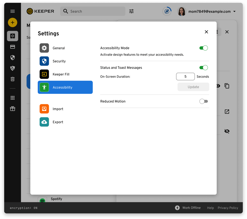 アクセシビリティの向上