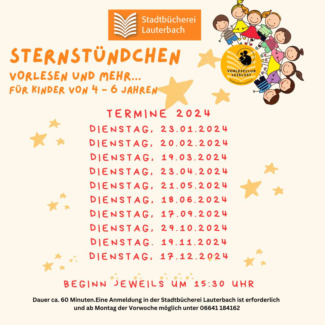 Sternstündchen 2024 Jahresübersicht - 1