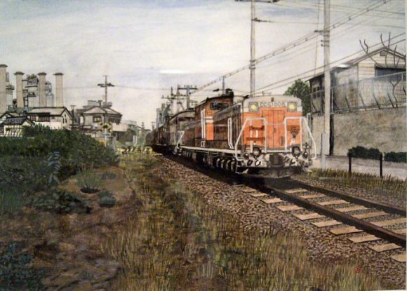 Hisashi Fukushima Train Art