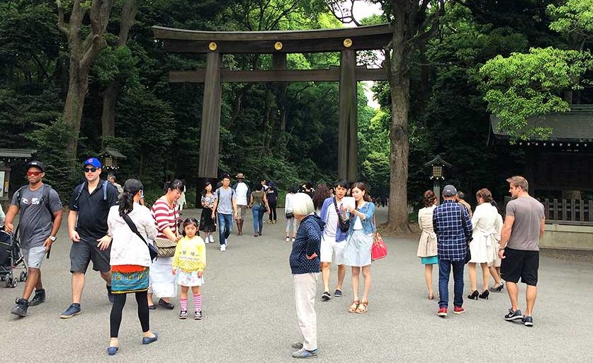 Meiji Shrine (Meiji Jingu) - Main Entrance