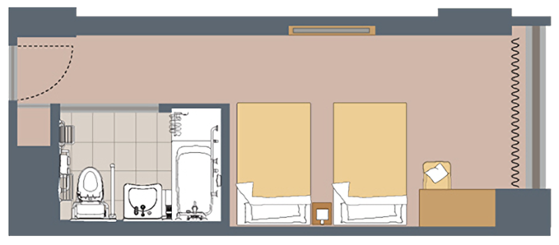 jr_kyushu_hotel_blossom_shinjuku_layout
