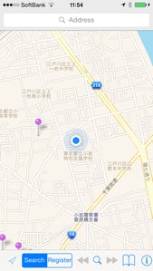 Closest Toilets to Currect Losition