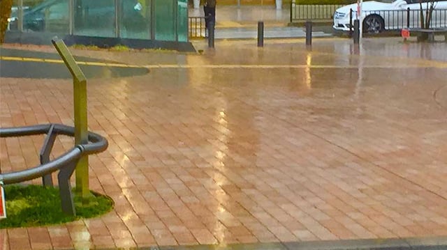 Rain on Street in Japan
