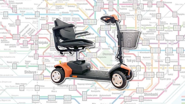 Mobility scooter in Japan