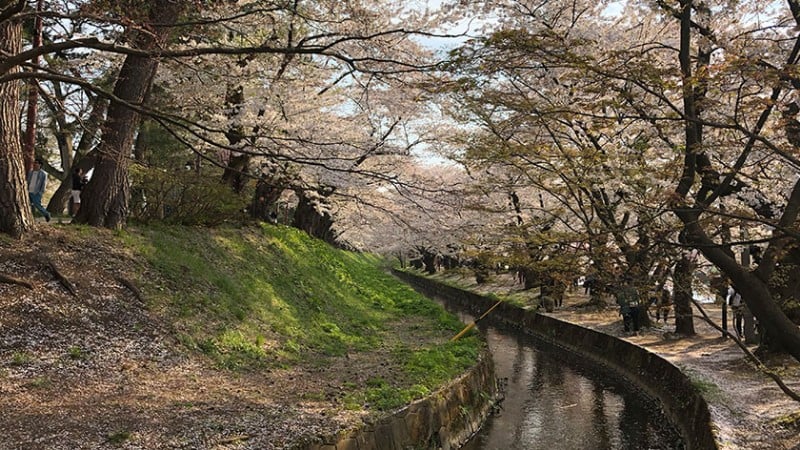 4171 hirosaki castle moat