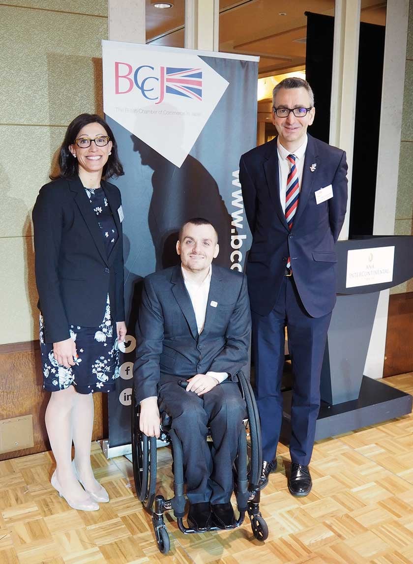 Andy Barrow and Tim Hollingsworth at BCCJ Event