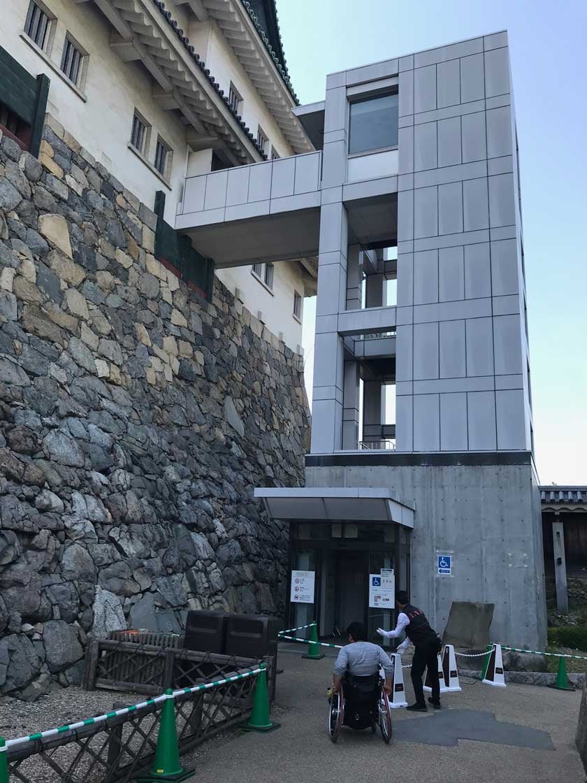 Nagoya Castle elevator
