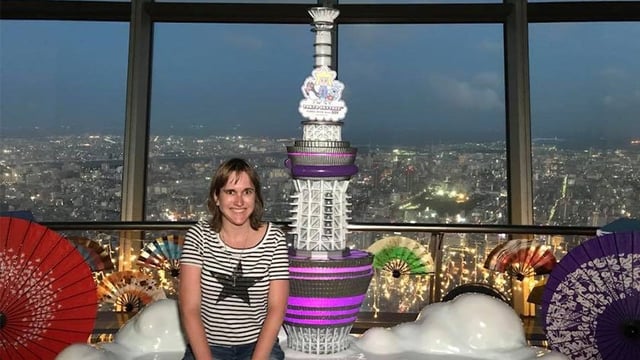 Emily Starnes at Tokyo Skytree
