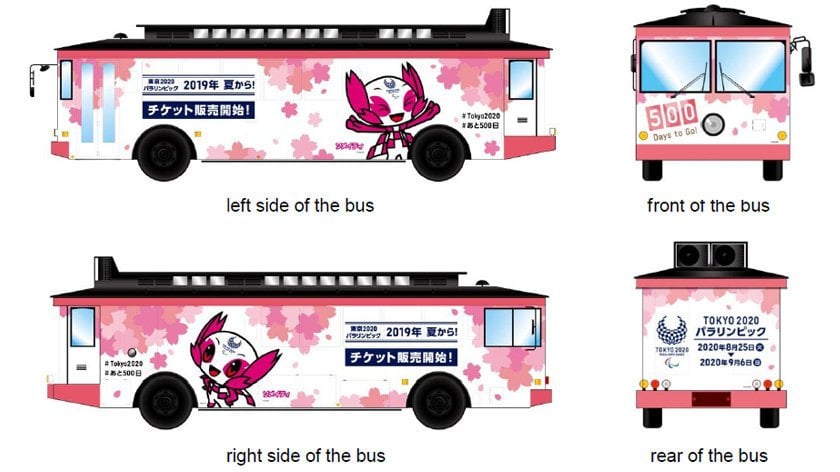 Paralympics 500 Days Bus