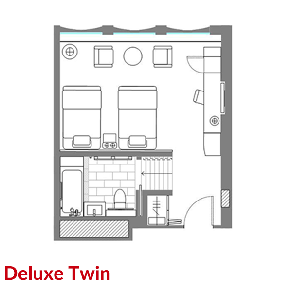 deluxe twin layout