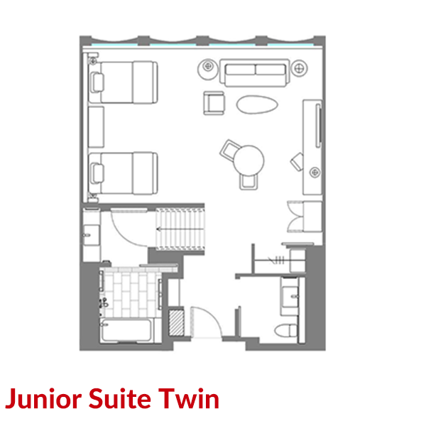 junior suite twin layout