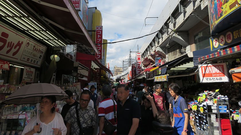 Crowds at Ameyoko